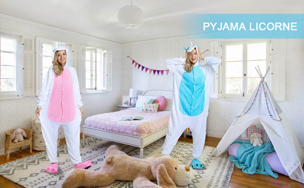 pyjama licorne adult