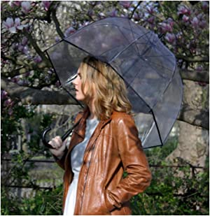 parapluie femme transparent dome