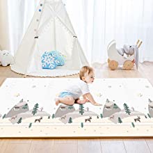 tapis bebe enfant 180x200 cm