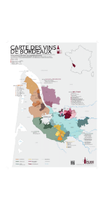 La carte des vins de Bordeaux