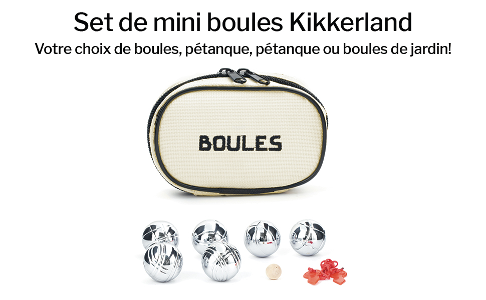 Set de mini boules Kikkerland