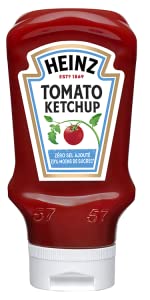 Heinz Tomato Ketchup NASS Zéro sel ajouté et 70% moins de sucres