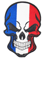 Sticker France tete de mort