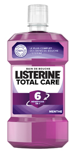 Listerine Bain De Bouche Quotidien, Total Care 6 En 1, pour une Haleine Fraîche