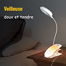 Lampe de lecture à pour lecture et veilleuse