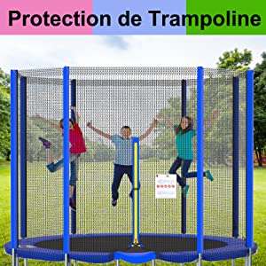 NONMON Filet de sécurité pour Trampolines Ø 244 305 366 397 430 cm