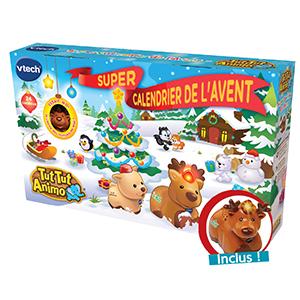 tut tut animo, calendrier de l'avent, vtech, jeux, jouet, noel, surprise, interactif, fête, renne