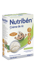 Crème de riz pour bébé nutriben