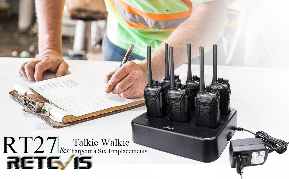 Talkie Walkie pour Sécurité, Chantiers, Événements