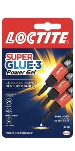 loctite super glue colle forte epoxy glu réparer objets coller métal liquide transparente blanche