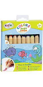 Crayons Colors Baby Jumbo