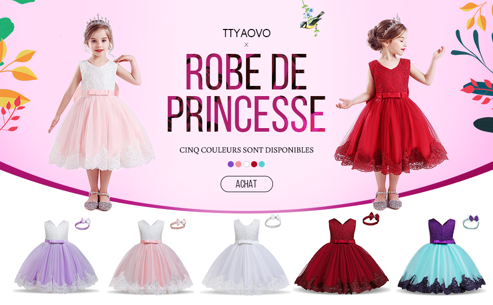 Robe Princesse Bébé Fille