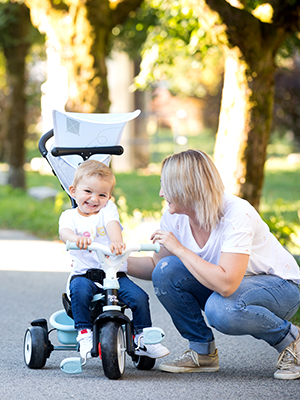 Smoby Tricycle Baby Driver Plus Gris Vélo Enfant