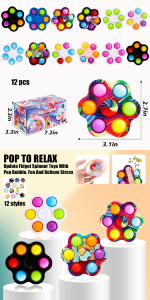 Bubble Sensory Toys Set for Kids Party Favor 