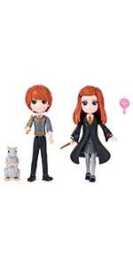 Pack Amitié Ron Ginny Croutard Arnold Magical Minis Harry Potter Wizarding World figurine 5 ans