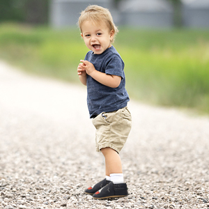 Chaussures en cuir pour bébé