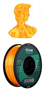 eSUN Filament PLA Soie 1.75mm Soyeux Brillant Imprimante 3D Filament PLA 1KG Bobine d'impression 3D