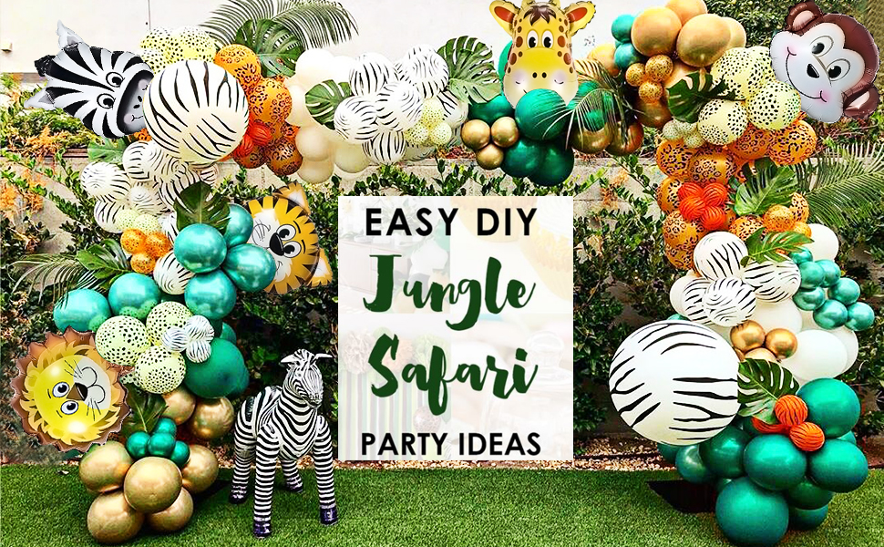 Jungle Decoration Anniversaire Garcon Safari Deco Anniversaire 