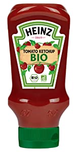 Heinz Tomato Ketchup Bio Flacon souple Top Down