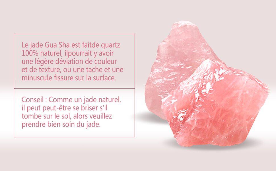 Quartz Rose Gua sha