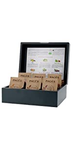 COFFRET BOIS CADEAU INFUSIONS BIO