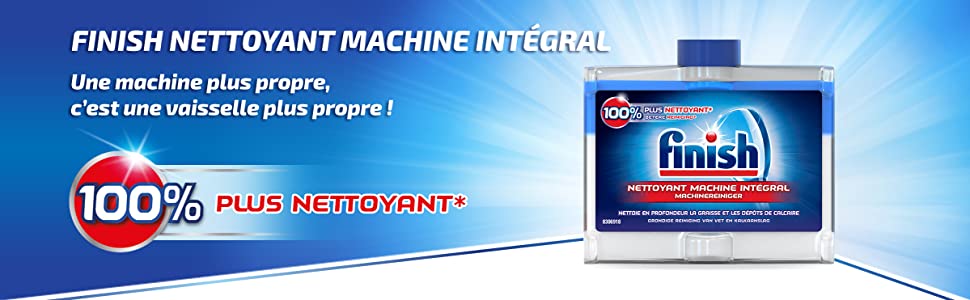 Finish nettoyant machine intégral