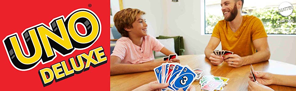 UNO Deluxe jeu de société et de cartes, K0888