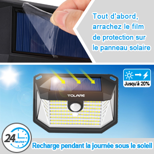 lampe solaire exterieur detecteur de mouvement