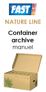 Fast Container d'archive nature line 100% recyclé