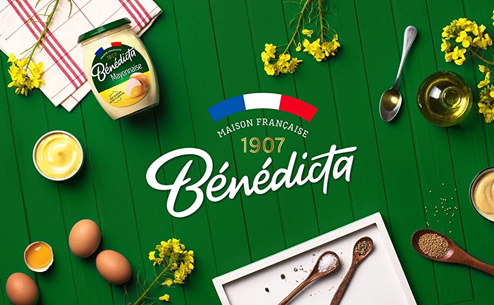 Bénédicta, produit français, mayonnaise, comme à la maison, oeuf, huile