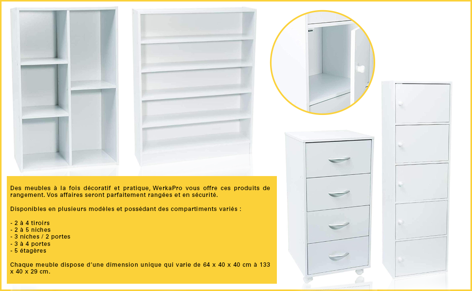 meuble de rangement, stockage, compartiment nombreuse