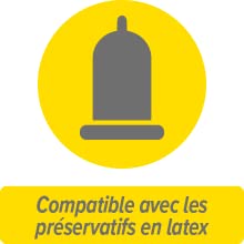 Compatible avec les préservatifs en latex