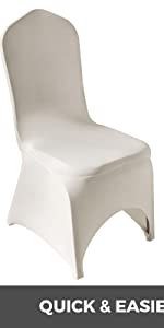 couvre chaise beige