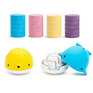 Ensemble bombes de bain et jouets distributeurs Color Buddies