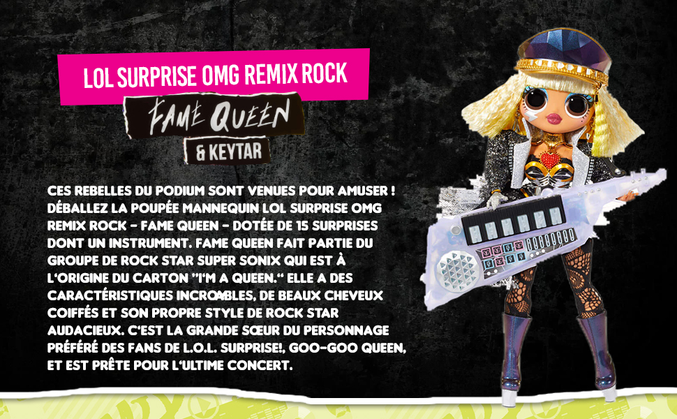 LOL OMG Remix Rock Fame Queen mga