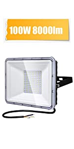 100W Projecteur LED Extérieur