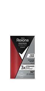 Rexona For Men Maximum Protection Intense Sport Stick, protection 96 heures, sport, hommes