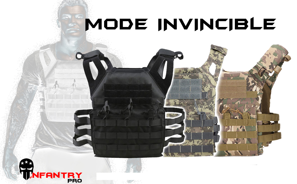 Gilet Tactique Airsoft - MODE INVINCIBLE