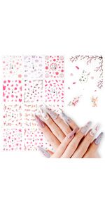 Water Transfer art Nail Stickers