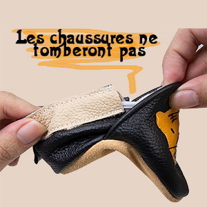 chausson cuir bébé