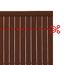 Brise-vue en PVC - Anthracite - Résistant aux UV et aux intempéries.