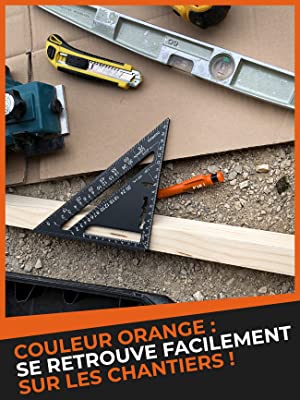 Couleur orange porte mine crayon chantier