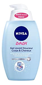 nivea baby bébé lait creme hydrater peau sensible fragile fesse main visage maman soin nouveau né 