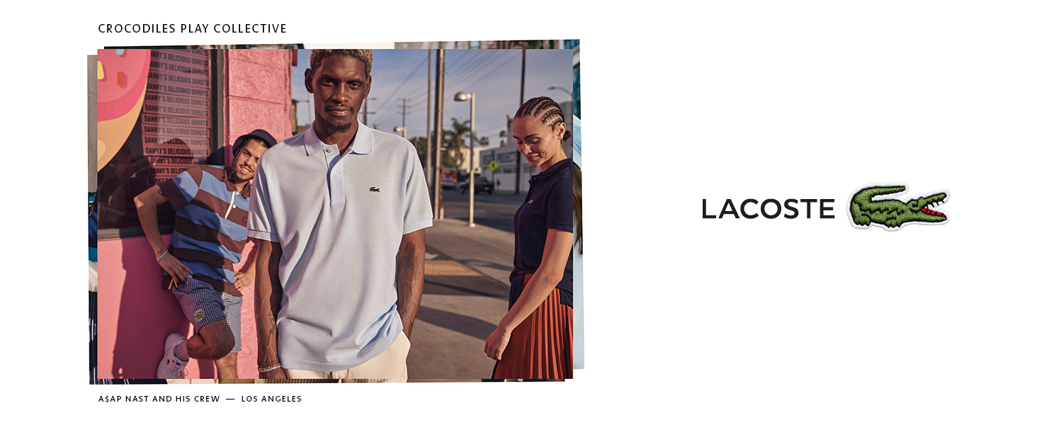 ASAP Nast en polo classique bleu ciel Lacoste