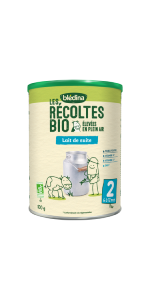 les récoltes bio, lait de suite, 2