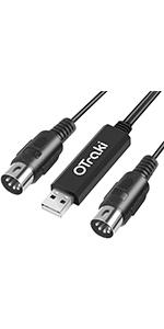 OTraki Cable MIDI USB 2M