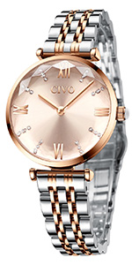 montre en acier inoxydable dames