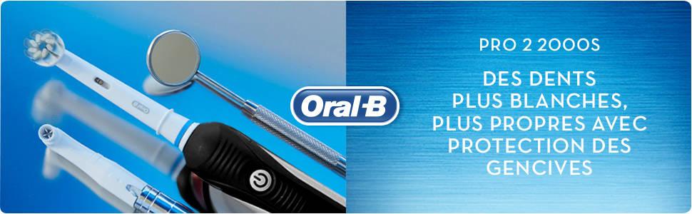 ORAL B Elec PRO 2 2000S Sensi Ultrathin Brosse à Dents Électrique Rechargeable