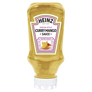 Heinz Curry Mango Sauce flacon souple Top Down