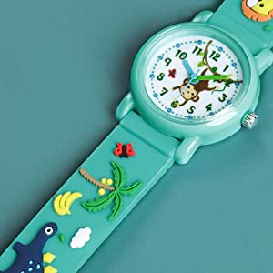 montre analogique enfant garçon montre quartz garcon montre enfants pas cher montre enfant vert